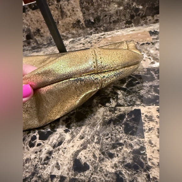 Juicy Couture Gold Metallic Clutch - Picture 5 of 13